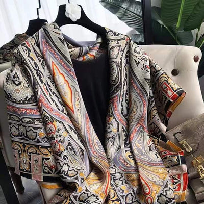Pañuelo de Seda Versátil - Elegancia y Sofisticación - Image 9