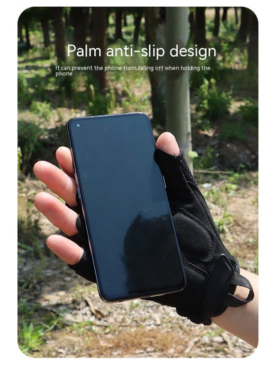 Guantes Tácticos Deportivos Mitad Dedo - Agarre Antideslizante para Montaña y Fitness - Image 16