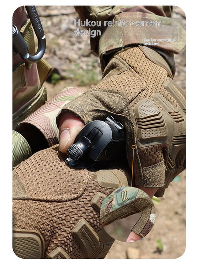 Guantes Tácticos Deportivos Mitad Dedo - Agarre Antideslizante para Montaña y Fitness - Image 17