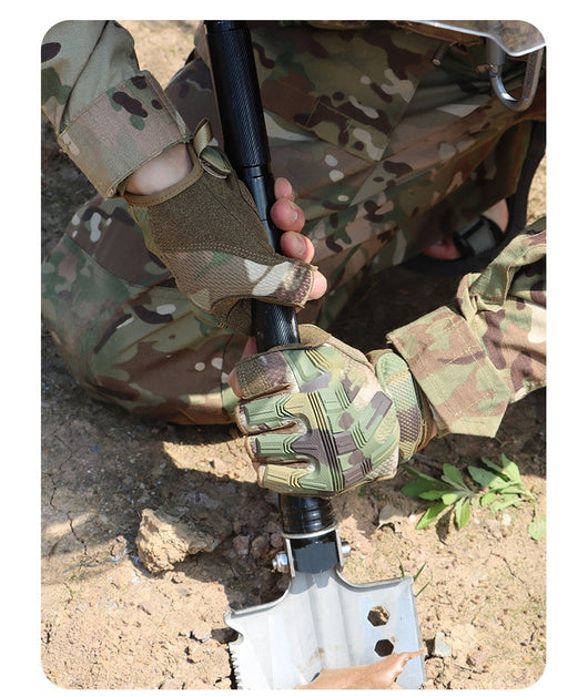 Guantes Tácticos Deportivos Mitad Dedo - Agarre Antideslizante para Montaña y Fitness - Image 26