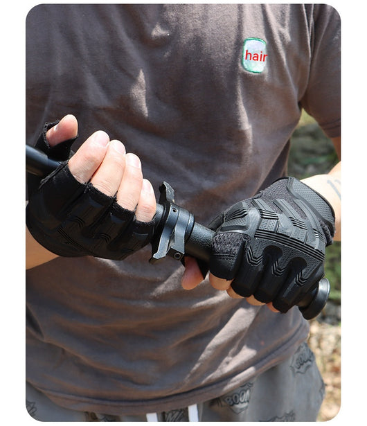 Guantes Tácticos Deportivos Mitad Dedo - Agarre Antideslizante para Montaña y Fitness - Image 32
