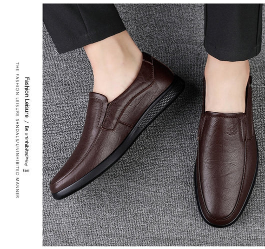 Zapatos de Cuero para Hombre Estilo Ejecutivo - Transpirables y Cómodos - Image 40