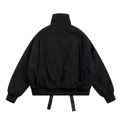 Chaqueta Acolchada de Algodón con Cuello Funcional y Diseño de Costuras - Image 24