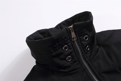 Chaqueta Acolchada de Algodón con Cuello Funcional y Diseño de Costuras - Image 25