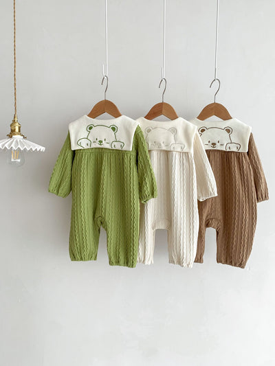 Pijama Enterizo Bebé Osito Adorable con Cierre Twist - Image 58