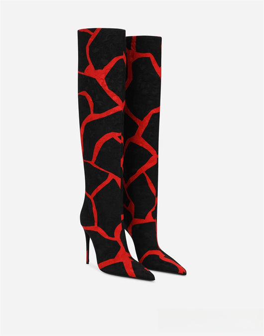 Botas Stiletto Leopardo con Punta Afilada para Mujer - Image 41