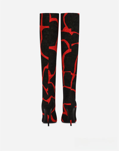 Botas Stiletto Leopardo con Punta Afilada para Mujer - Image 42