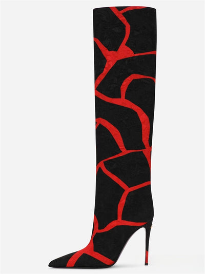 Botas Stiletto Leopardo con Punta Afilada para Mujer - Image 45