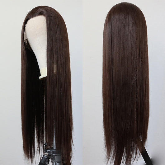 Peluca Larga con Encaje Frontal para Mujer - Image 12