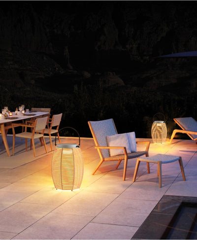 Lámpara Solar de Jardín Tejida Moderna - Iluminación Impermeable para Terrazas y Villas - Image 15