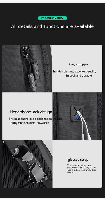 Mochila Ejecutiva 15.6 Pulgadas - Backpack Business de Gran Capacidad para Viajes - Image 26