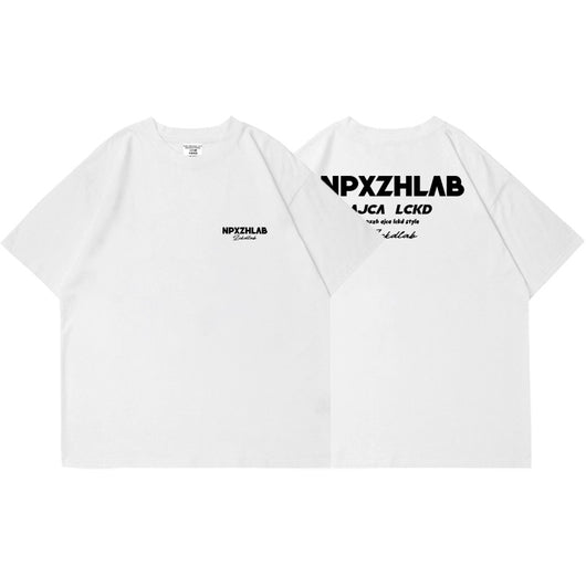Camiseta de Algodón con Estampado de Letras para Hombre - Image 12