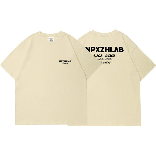 Camiseta de Algodón con Estampado de Letras para Hombre - Image 14