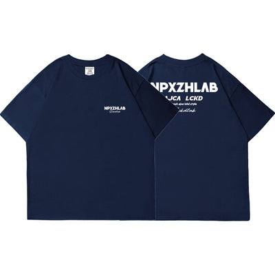 Camiseta de Algodón con Estampado de Letras para Hombre - Image 15