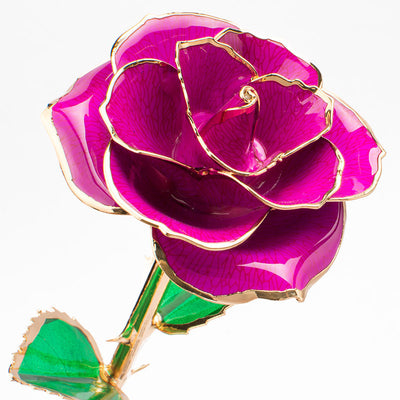 Rosa Dorada 24K con Caja de Regalo - Presente Perfecto para San Valentín - Image 18