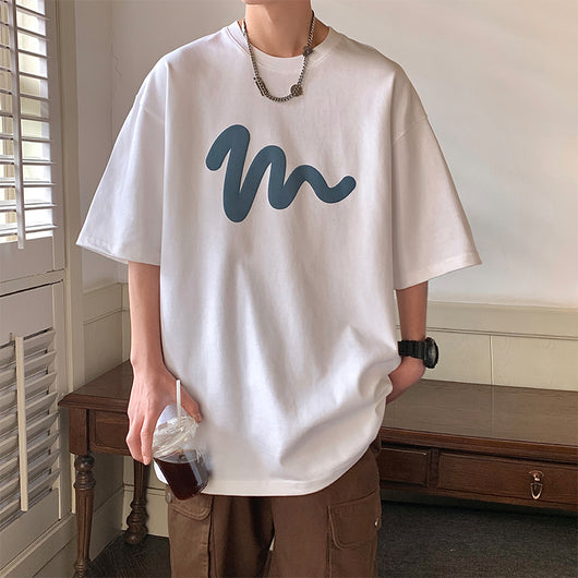 Camiseta de Algodón Puro Manga Corta para Hombre - Image 8