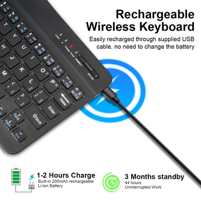 Teclado Inalámbrico Bluetooth Compacto - Image 10