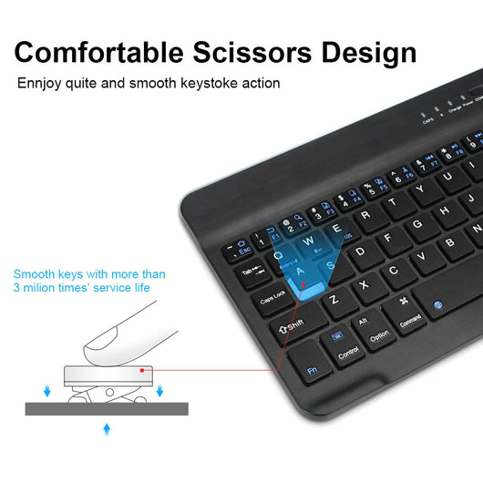 Teclado Inalámbrico Bluetooth Compacto - Image 11