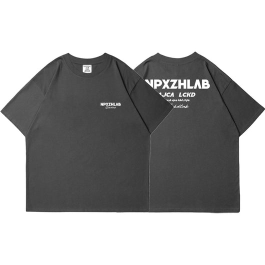 Camiseta de Algodón con Estampado de Letras para Hombre - Image 22