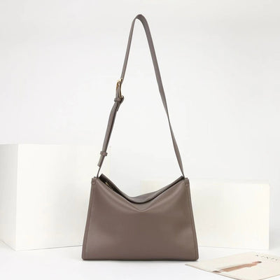 Bolso Cuadrado de Cuero Genuino para Mujer - Diseño Minimalista con Bandolera - Image 15
