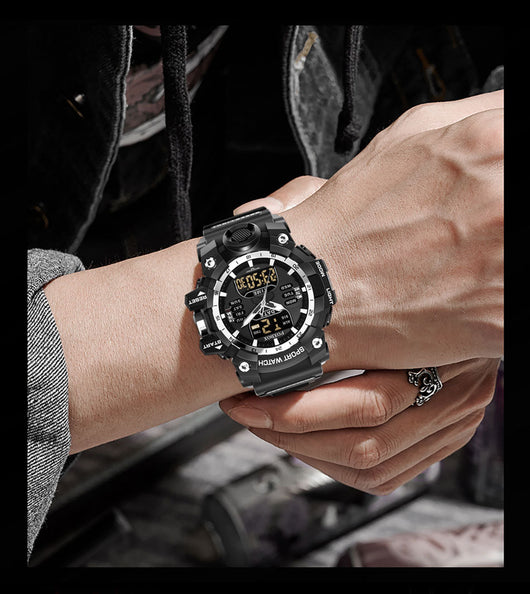 Reloj Deportivo Inteligente Luminoso Resistente al Agua con Doble Pantalla - Image 32