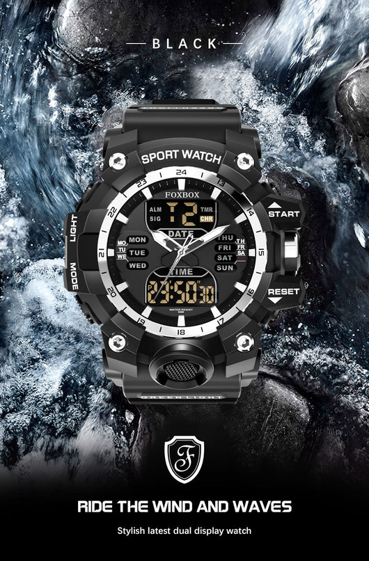 Reloj Deportivo Inteligente Luminoso Resistente al Agua con Doble Pantalla - Image 37
