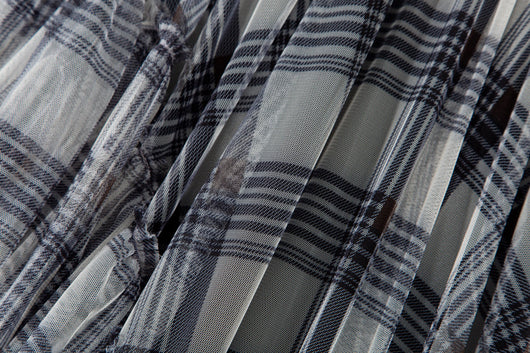 Falda Asimétrica de Gasa con Cintura Elástica y Cola de Sirena - Image 43