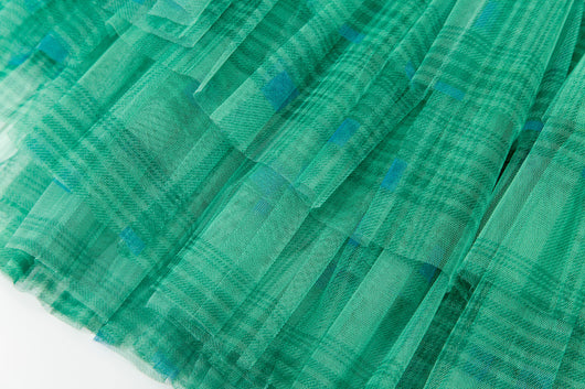 Falda Asimétrica de Gasa con Cintura Elástica y Cola de Sirena - Image 49