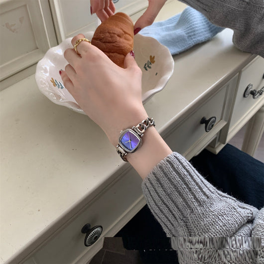 Reloj Pulsera Mujer Degradado Azul Océano - Lujo Accesible con Diseño Ins - Image 17