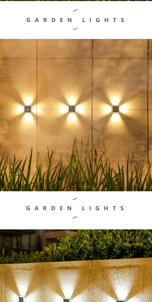 Lámpara Solar de Pared Espejo Convexo para Exterior - Iluminación de Jardín y Villa - Image 15