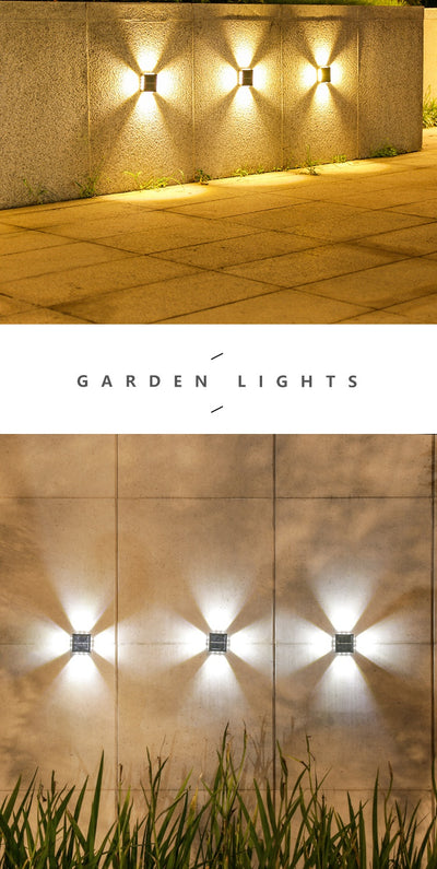 Lámpara Solar de Pared Espejo Convexo para Exterior - Iluminación de Jardín y Villa - Image 16