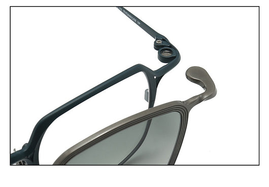 Gafas de Sol Clip Magnético Titanio Puro - Estilo Retro Artístico para Miopía - Image 19