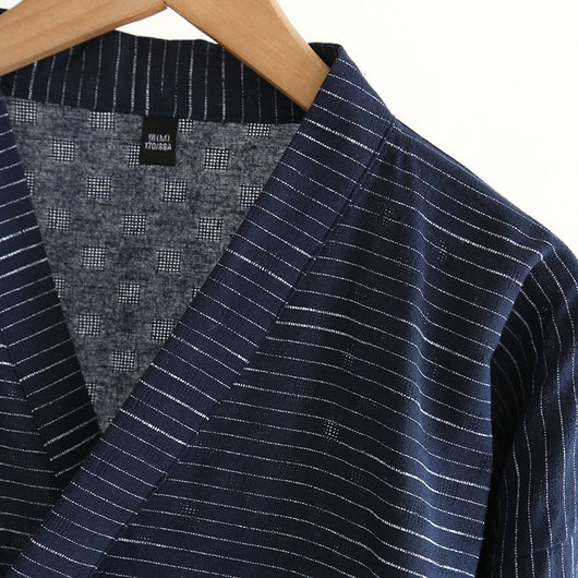 Bata Kimono de Gasa de Algodón Jacquard Verano - Ligera y Fresca - Image 39