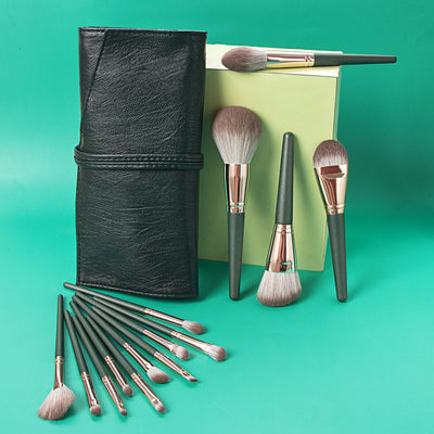 Brocha Doble para Sombras de Ojos Champagne Gold - Herramienta de Maquillaje Profesional - Image 16