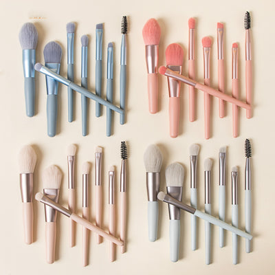 Brocha Doble para Sombras de Ojos Champagne Gold - Herramienta de Maquillaje Profesional - Image 18
