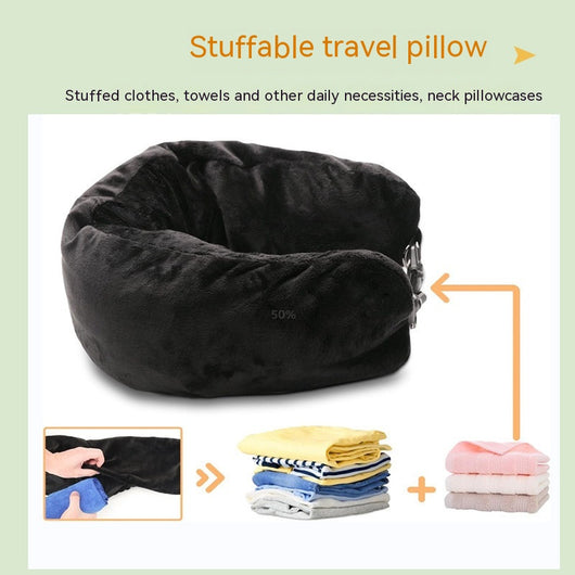 Funda de Almohada Cervical Rellenable para Viajes - Image 8