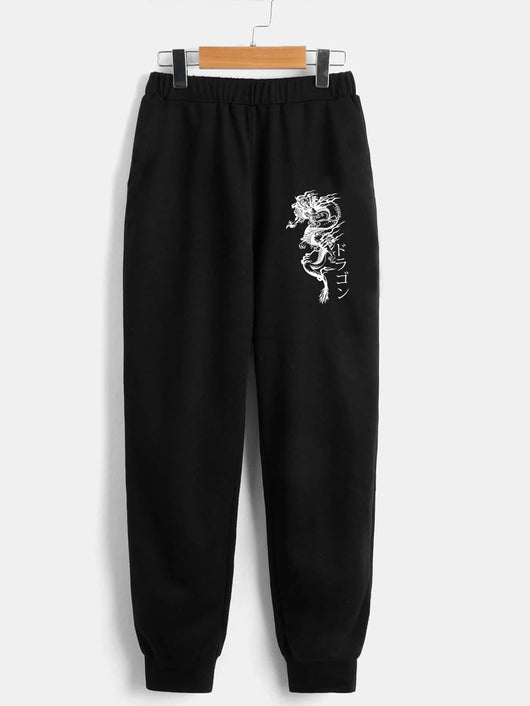 Pantalones Estampado Animal Otoño Niños y Adolescentes Sueltos Casuales - Image 12