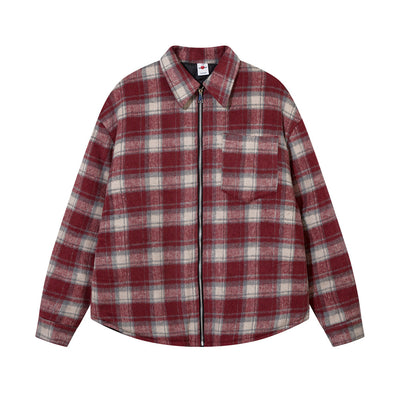 Abrigo Acolchado de Cuadros para Hombre - Image 22