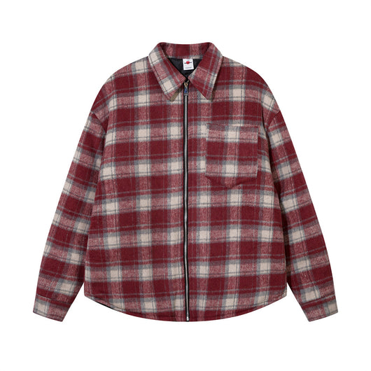 Abrigo Acolchado de Cuadros para Hombre - Image 22