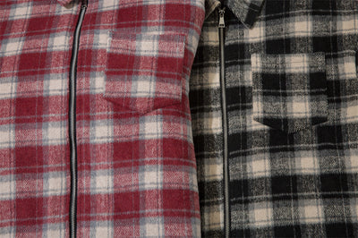 Abrigo Acolchado de Cuadros para Hombre - Image 23