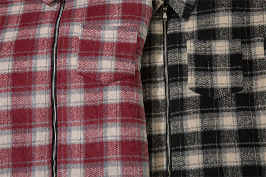 Abrigo Acolchado de Cuadros para Hombre - Image 23
