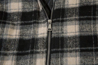 Abrigo Acolchado de Cuadros para Hombre - Image 27