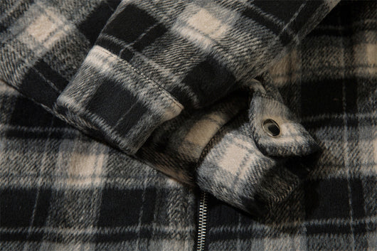 Abrigo Acolchado de Cuadros para Hombre - Image 30