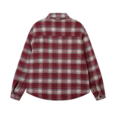 Abrigo Acolchado de Cuadros para Hombre - Image 33