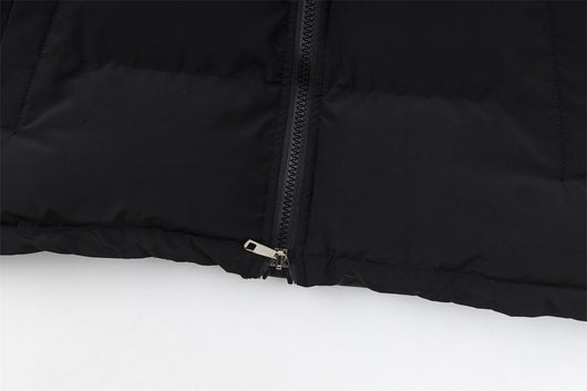 Abrigo Acolchado de Algodón con Cuello Mao Estampado para Hombre - Image 38