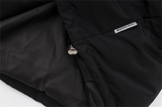 Abrigo Acolchado de Algodón con Cuello Mao Estampado para Hombre - Image 45