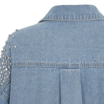 Chaqueta Camisa Denim Lavado Irregular Oversize - Image 16