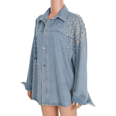Chaqueta Camisa Denim Lavado Irregular Oversize - Image 20