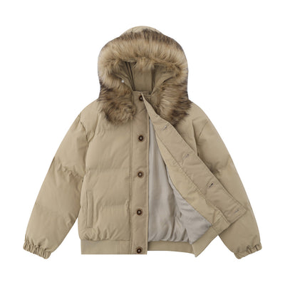 Parka de Algodón para Hombre con Capucha y Cuello de Piel - Image 8