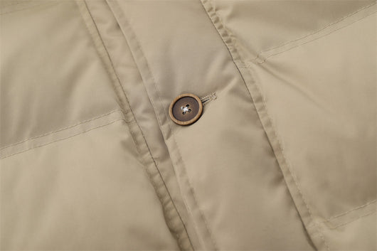 Parka de Algodón para Hombre con Capucha y Cuello de Piel - Image 9